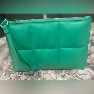 A New Day Green Wristlet